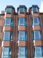 Fassade der Kontaktstelle Harburg