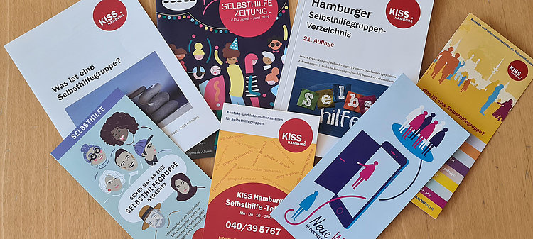 Flyer und Broschüren von KISS Hamburg