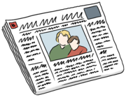 Eine Zeitung